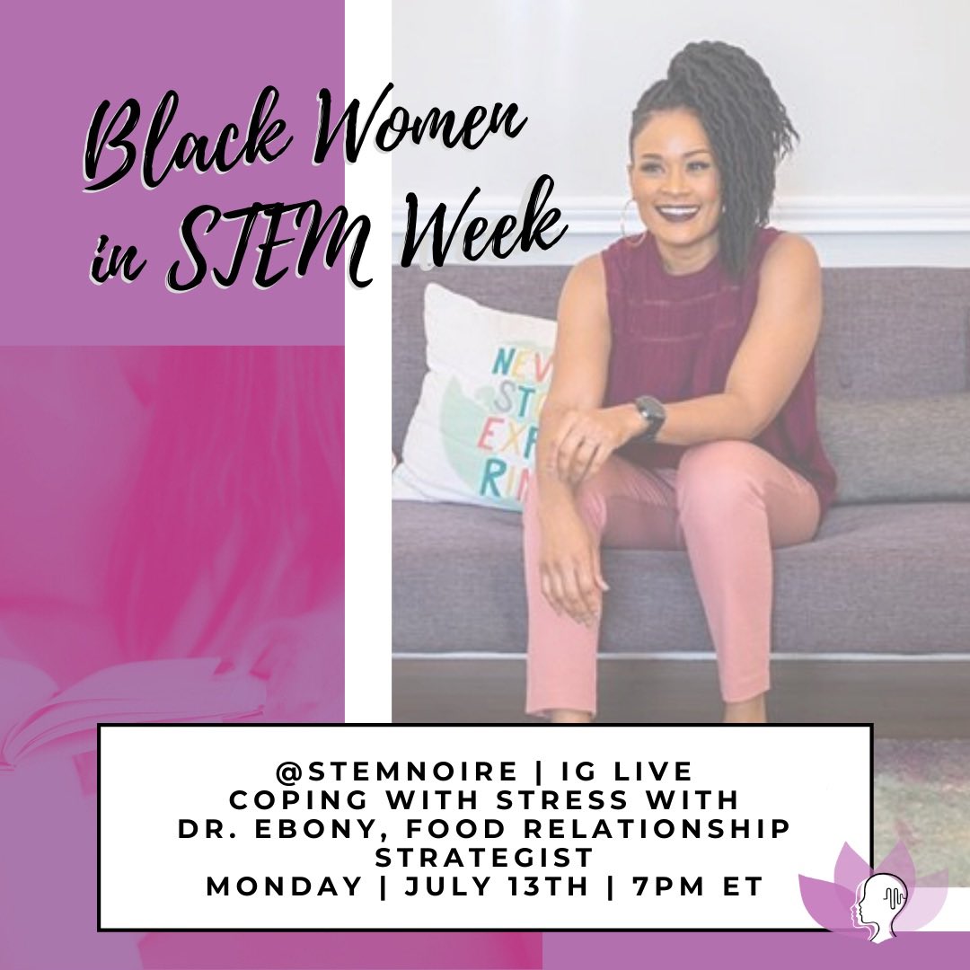 StemNoire's tweet photo. The full agenda for #BlackWomeninSTEMWeek is out! RSVP to reserve your spot. https://t.co/8IEAXzRwxQ