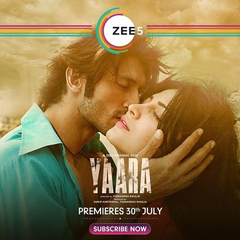 bollywoodbroo's tweet photo. A #Yaara always makes the good times better and the hard times easier. This #FriendshipDay, let's celebrate this incredible bond with #YaaraOnZEE5, premieres 30th July.
.
#HappyFriendshipMonth
@TheAmitSadh
@ZEE5Premium @VidyutJammwal   #vijayverma @shrutihaasan @imsanjaimishra https://t.co/RpRxWEPqN0