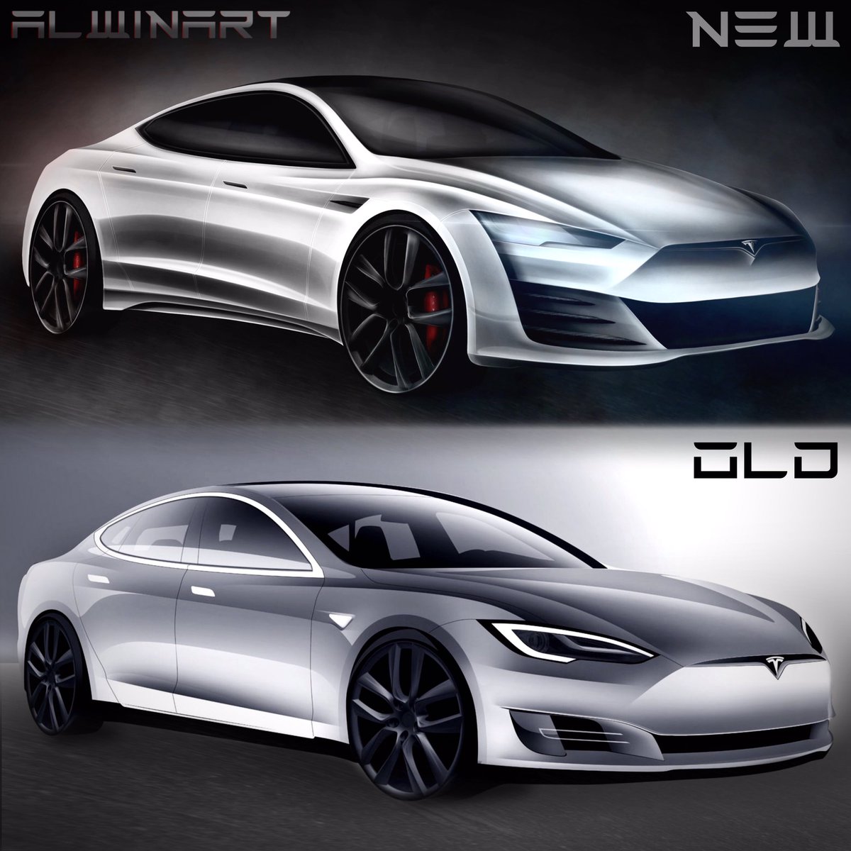 New vs Old Model S. Design concept. Thoughts?                                       #Tesla #ElonMusk #models #teslamodels #tesla #design 
<a href="/elonmusk/">Elon Musk</a> <a href="/InsideEVs/">InsideEVs</a> <a href="/Teslarati/">TESLARATI</a> <a href="/thirdrowtesla/">Third Row Tesla Podcast</a> <a href="/ev_source/">Mr Musk</a> <a href="/teslaownersSV/">Tesla Owners Silicon Valley</a> <a href="/ElectrekCo/">Electrek.co</a> <a href="/TailosiveEV/">Tailosive EV</a> @Model3Owners <a href="/tek_no/">Tek.no</a>
