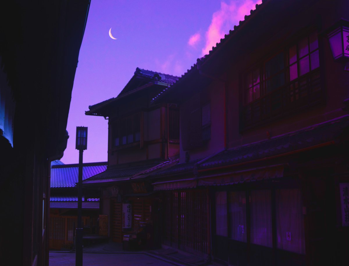 Owakita_'s tweet photo. Before the Night fall 💜 https://t.co/jgLWoW3xHw