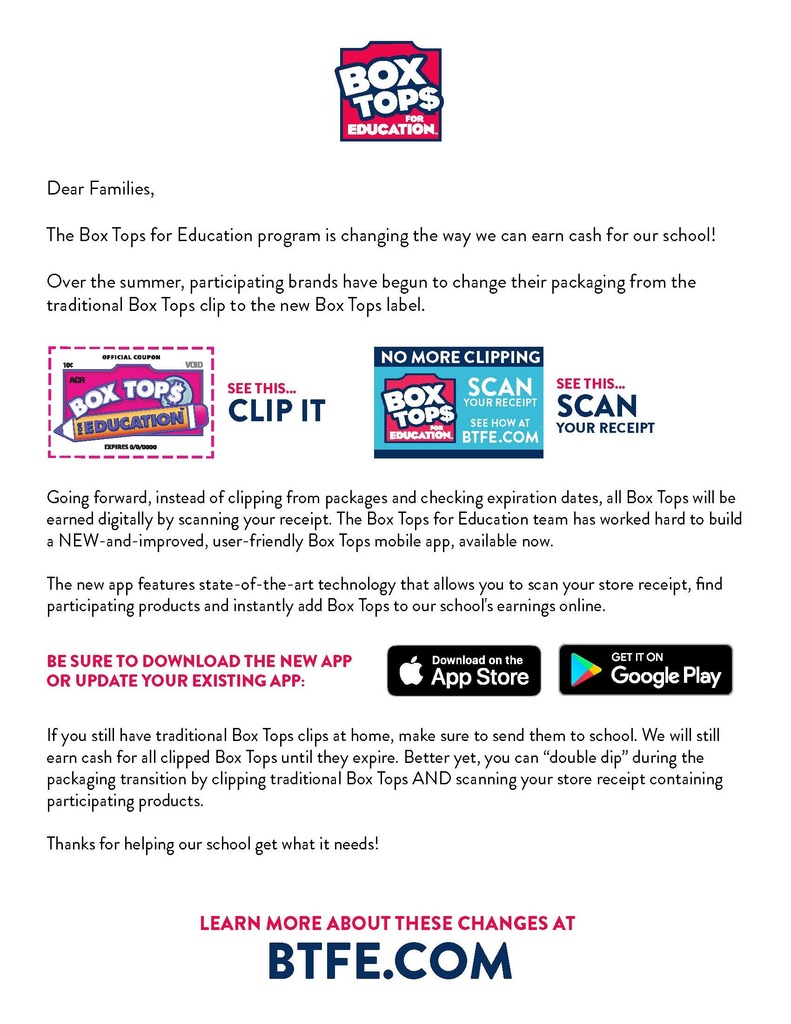 FJHRaiders's tweet photo. Please continue collecting BoxTops! The great thing is that you can do it without any contact! https://t.co/bjA23cX25Z