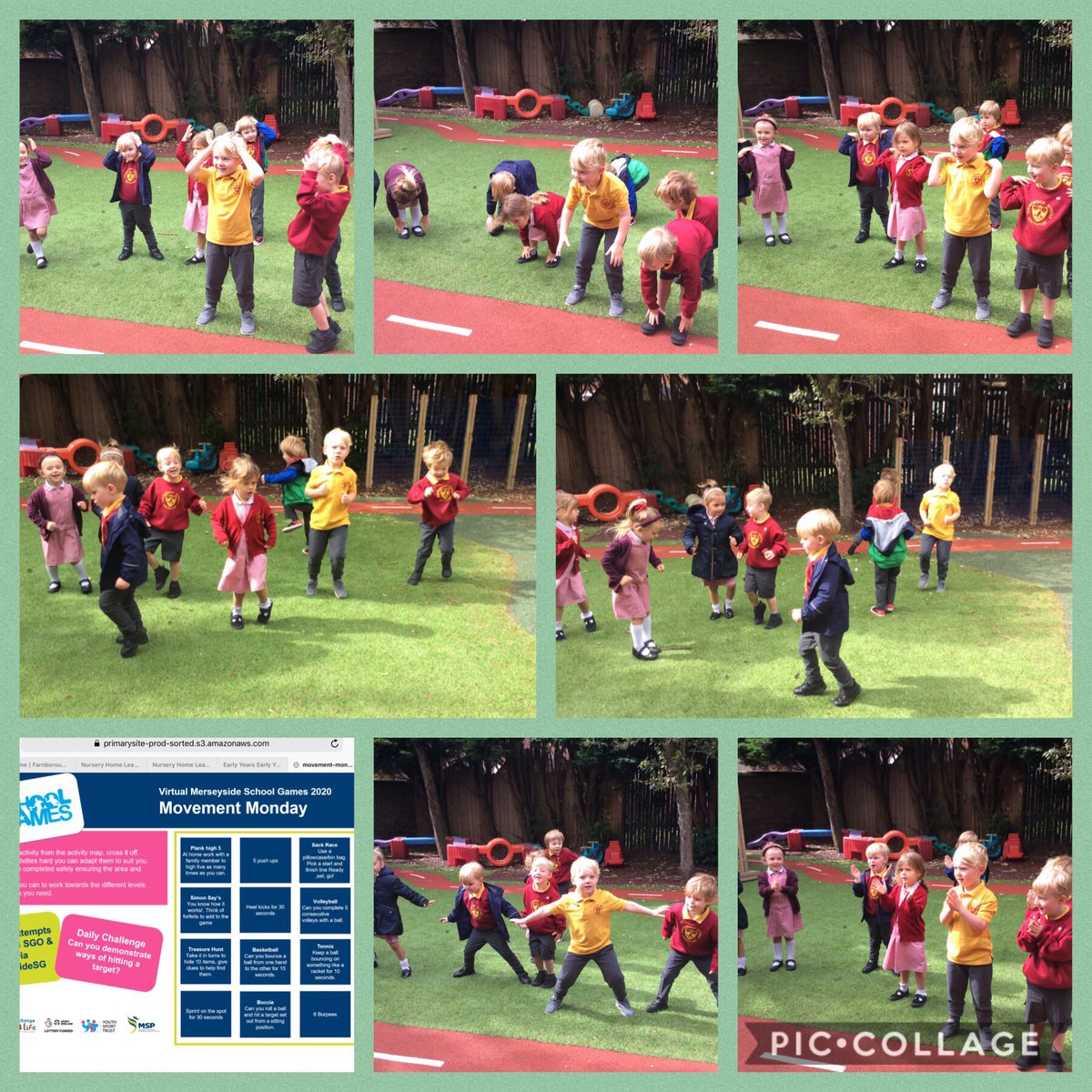 FRISBumblebees's tweet photo. Outdoor fun and exercise. We also found an egg shell and apples! https://t.co/Ths0jWkulI