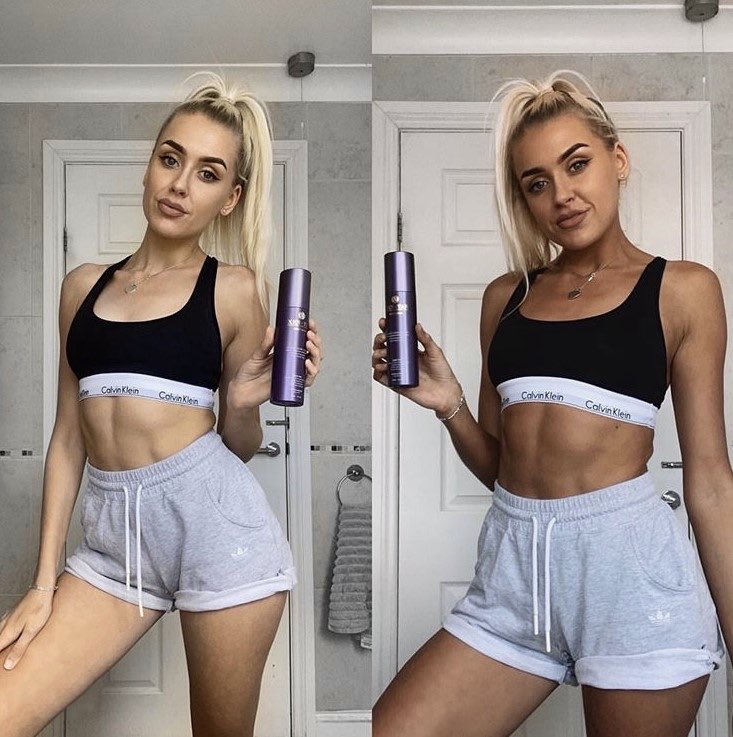 OfficialXenTan's tweet photo. Fan favorite, Classic Dark Lotion, is the perfect self-tanner for beginners & experts alike! Before & after courtesy of @shannongarnett_ #regram #xentan #tan #tanning #selftan #sunlesstan #darktan #glowingskin #goodtanday #bronzed #bronzedskin #bronzedbabe #ClassicDarkLotion https://t.co/BkzR8LnzUD