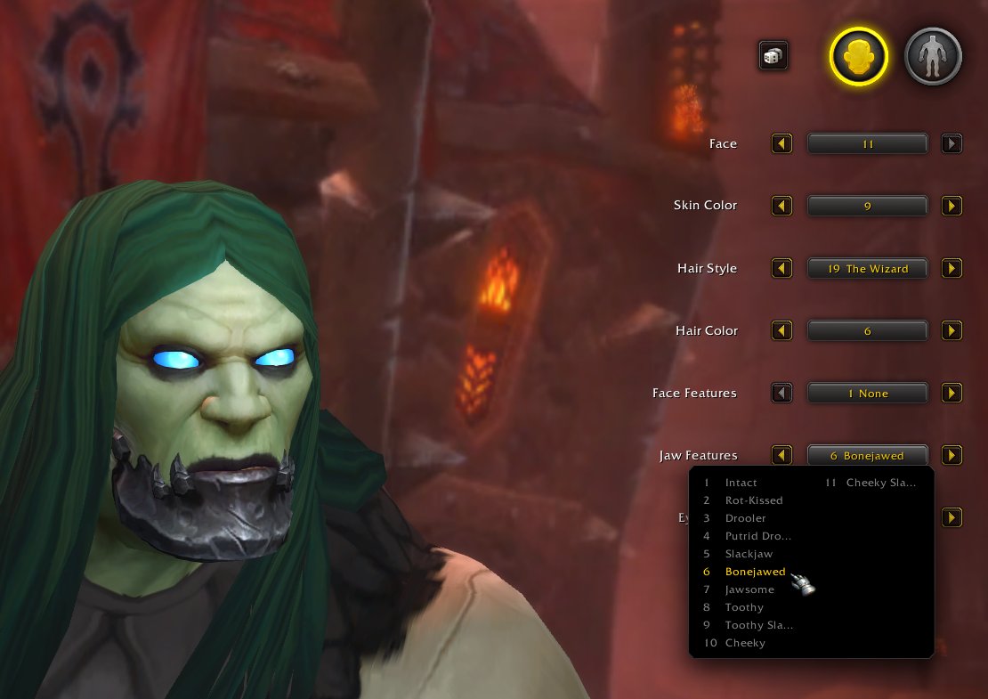 Aernath's tweet photo. My Dear @WarcraftDevs!

"Bonejawed" Jaw Feature of the #Undead should definitely be renamed to "Deathchin" or you will be missing a golden opportunity here! :>

#WorldOfWarcraft #ShadowlandsAlpha #Feedback https://t.co/ycb1hdp6ob