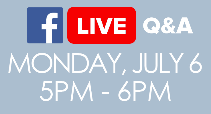 📌 Don't Forget! 📌

Join <a href="/EVSCSuper/">Dr. David Smith</a> for a Facebook Live Q&amp;A TODAY at 5PM! He will be answering your questions in regard to the reopening of EVSC schools on August 5th.