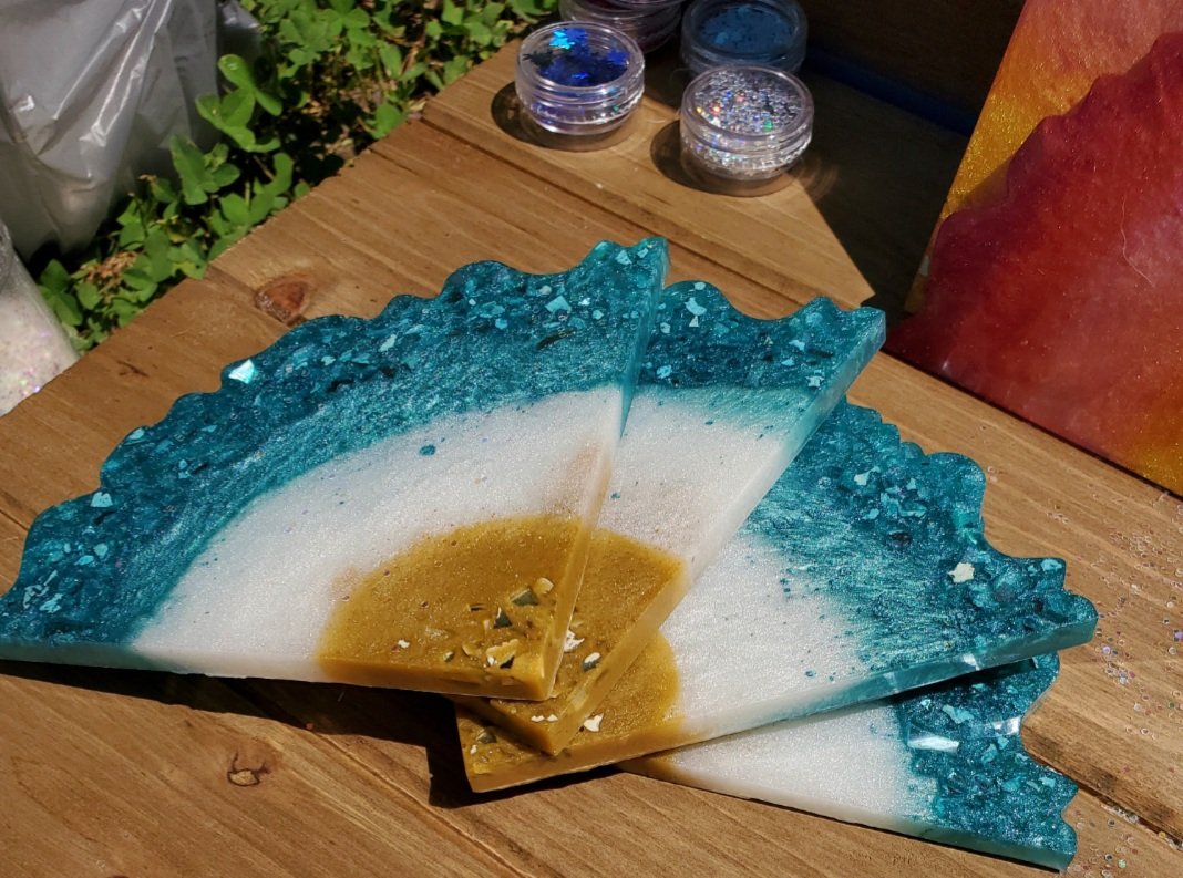 Kokomothegreat's tweet image. Resin Coasters are coming. My store soon.

Sneak peek of 1 set.