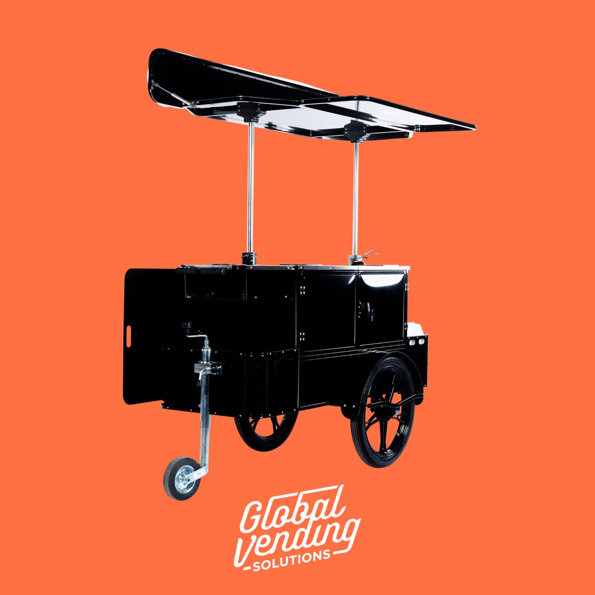 The new range of #vending units we have at GVS are the best in the world, and this coffee cart is just one example! #businessidea #coffee #entrepreneur #customise #branding #mobilebusiness #selfemployed #startabusiness