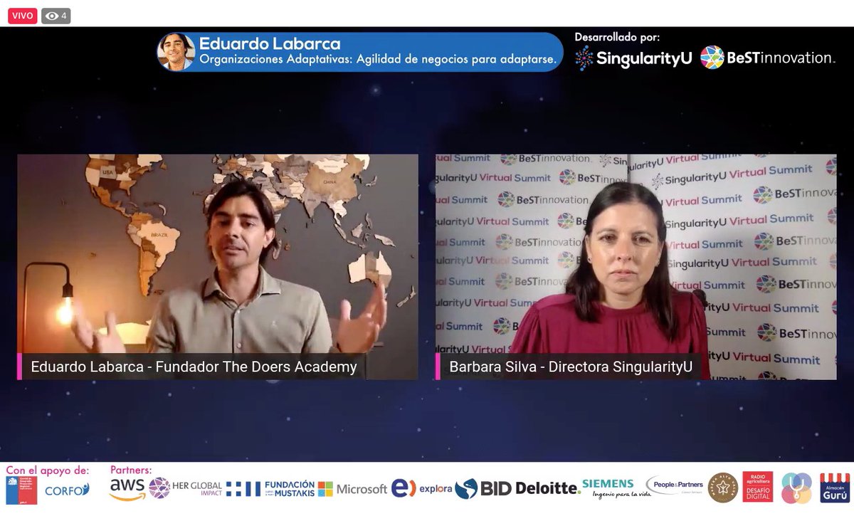 BarbaraSilvaIn's tweet photo. "Empresas como Google no se cuestionan si son o no ágiles, esto ya esta internalizado en el adn de la organización", explica Eduardo Labarca en este #SingularitU
Inscríbete acá y súmate al cambio https://t.co/mE4rHLI0v6 https://t.co/SUMDvxI7Fe