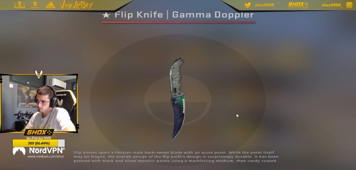 Celebrating summer break with a giveaway 🥳

You chose this knife on <a href="/SkinBaronEN/">SkinBaron.com</a> during my stream so here we go:

✅ Like &amp; RT this tweet 
✅ Follow my Twitter
✅ Follow my Instagram instagram.com/shoxcsgo_/
👥 Tagg 2 friends

📆 End: 10/07

Good luck and enjoy your holidays 🌞
