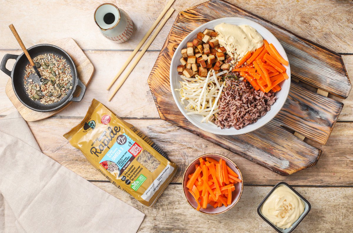 AutourduRiz's tweet photo. Nos riz en cuisson rapide sont conditionnés dans un pack éco-friendly composé à 36 % de matière végétale issue de cellulose d’arbres écogérés. Il présente toutes les qualités pour assurer une bonne protection du riz. Cela fait partie de notre démarche d’amélioration continue ! 😃 https://t.co/ibBsAN8I2q