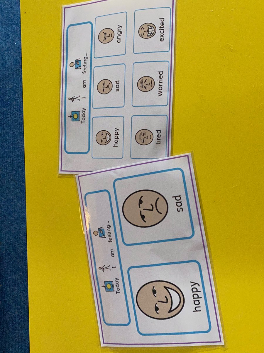 Summer home learning packs for Jade class included: now and next boards with visuals, feelings charts and personalised social stories 💜