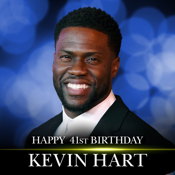 HAPPY BIRTHDAY! Happy 41st birthday to actor and comedian Kevin Hart.    