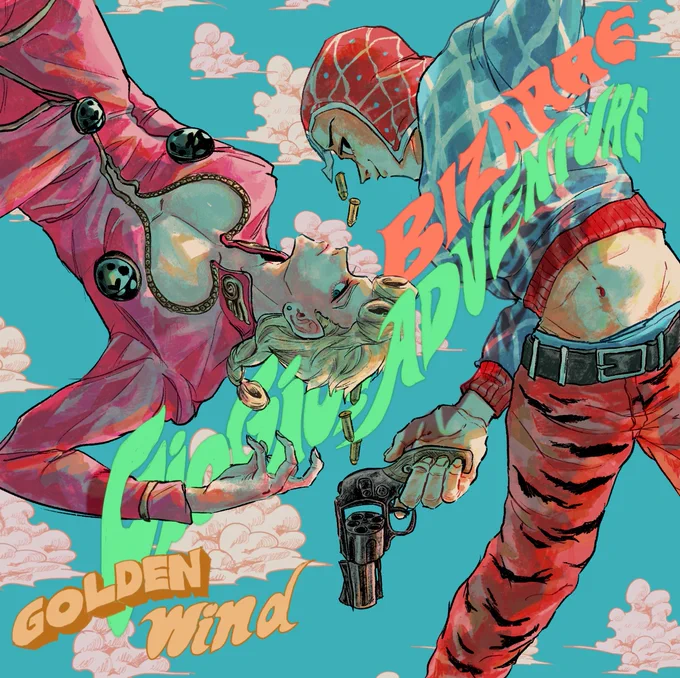 ジョルノとミスタ 