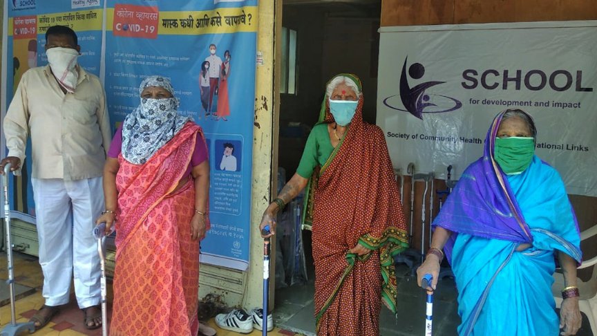 Healthyageing_'s tweet image. Elderly get brand new sticks, walkers, BP machine, glucometer, lancets, multivitamins and
mattresses.

#SCHOOL
#healthyageing
#puneproject
#COVID19