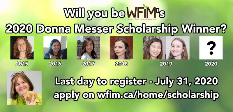 WFIM_CANADA's tweet photo. Female students graduating from Cdn Food Industry program apply NOW for Donna Messer Scholarship at https://t.co/V08kfpUBcN Deadline July 31

#MyGBC #uofg  #NiagaraCollege #ubc  #Ryereson  #conestoga   #humbercollege  #sheridancollege #georgiancollege #BresciaUC  #liaison_college https://t.co/FSb5x3Blqn
