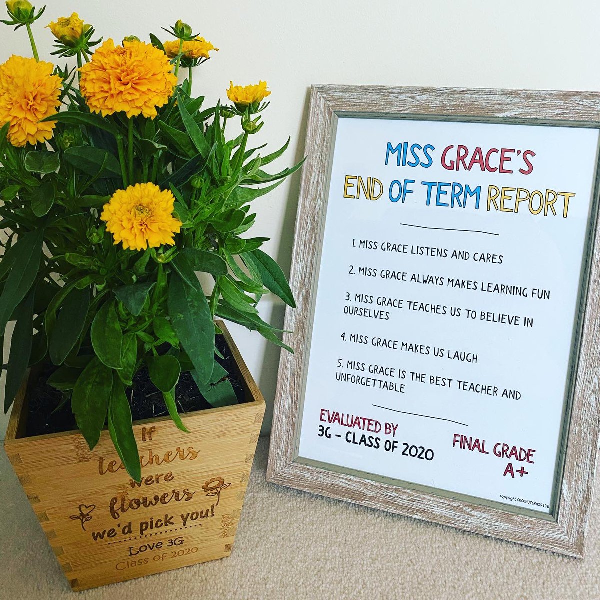 MissLGrace's tweet photo. I remain grateful to have a career that gives so much back. Blown away by the kindness, generosity and thoughtfulness of the parents and children. 
A bittersweet ending this year. I’m sad to say goodbye to the children but excited for two new adventures in September.
#teacherlife https://t.co/sAf4NahKNm