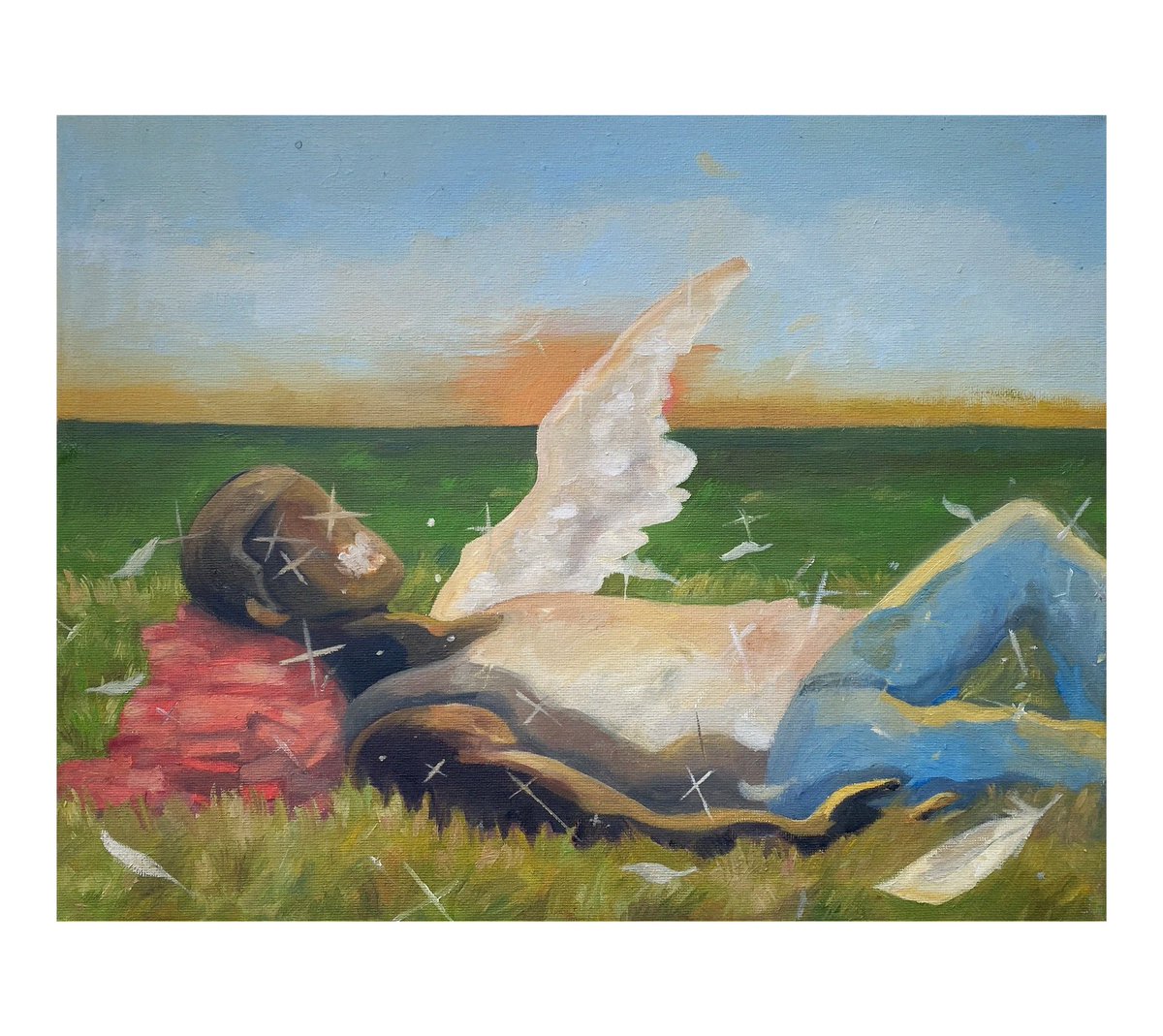 Wings Clipped
Oil on Canvas 2020.