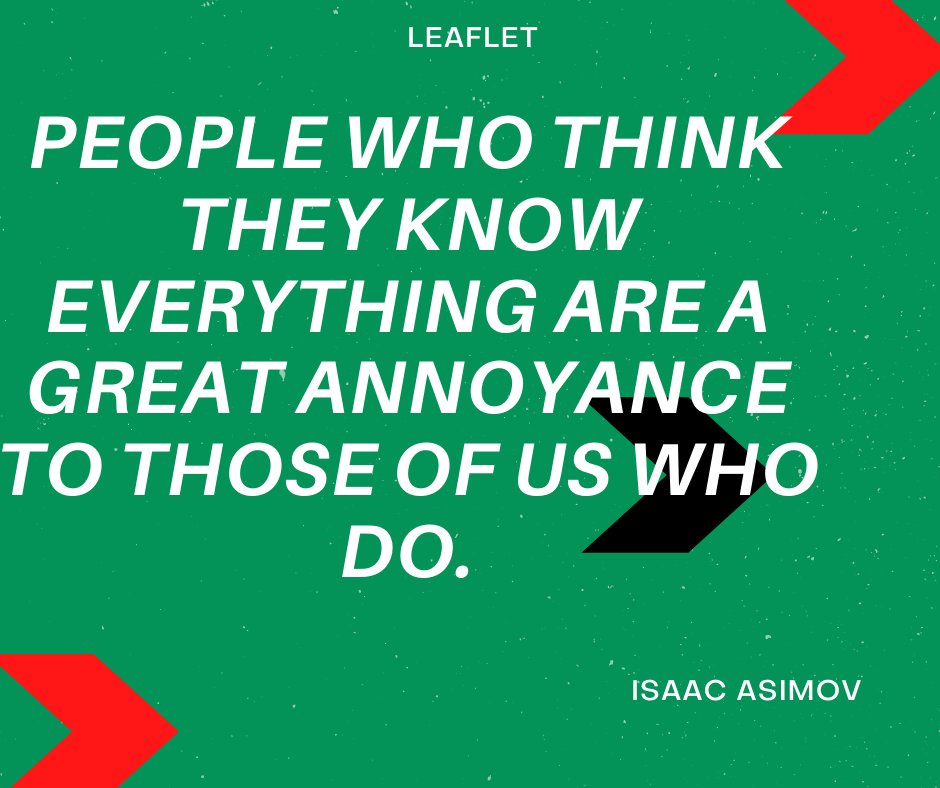 _Leaflet_'s tweet image. #knowledgeispower #intelligenceatwork #knowledgeable