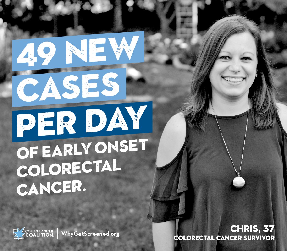 'In 2020, there will be about 18,000 cases of colorectal cancer diagnosed in people under 50, the equivalent of 49 new cases per day.' We are all collectively working to raise awareness in young adults. Join the movement to raise awareness. pressroom.cancer.org/CRCStats2020