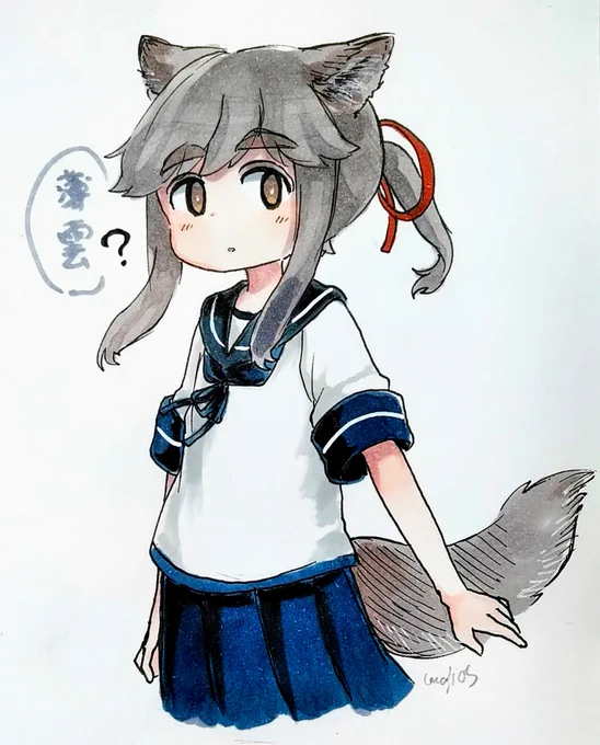 薄雲ちゃんはもふもふ適正が高いと認識したので軽めにもふもふさせました 