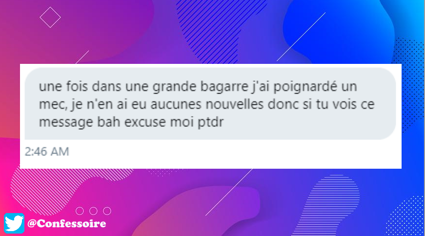 Confessoire's tweet photo. Si tu te reconnais #Confession3 https://t.co/E6hX2QmET5