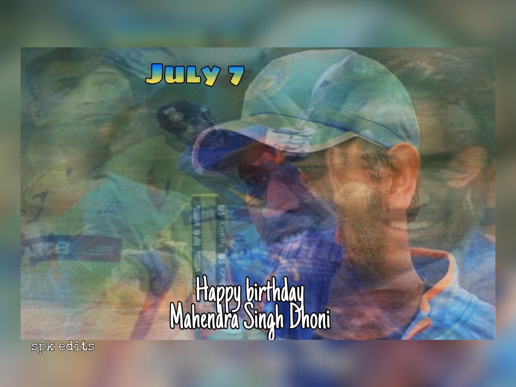 2.40 min to go
Happy birthday Mahendra Singh Dhoni    