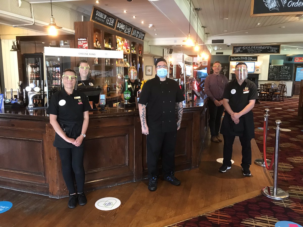 OFH_Scunthorpe's tweet photo. We are ready to welcome you back to the Old Farmhouse #welcome #welcomeback #pub #pubsafe #lifeinpubs #lifeinpub #instapub #greeneking #beer #food https://t.co/HrvSSbVExK
