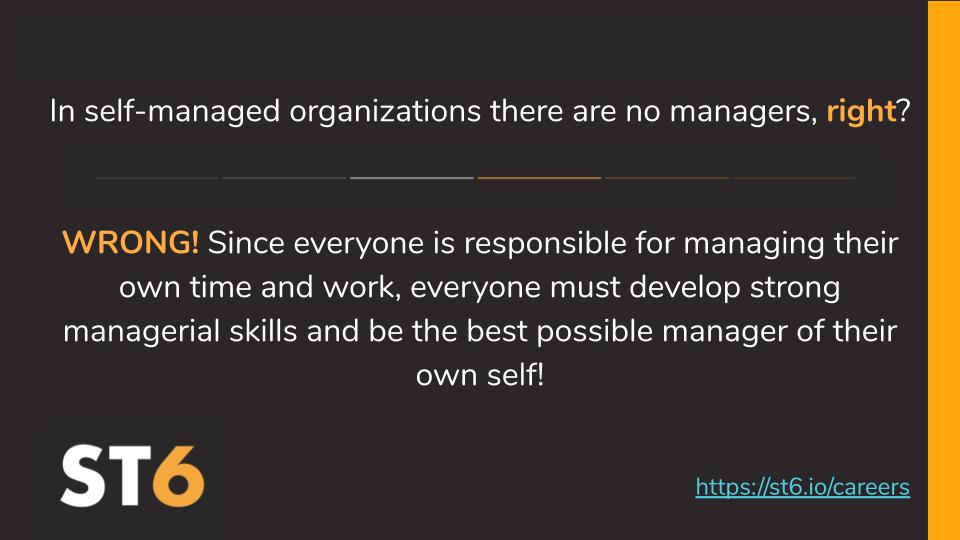 Wanna join the tribe? We’re recruiting at bit.ly/2RZ3ncr

#recruiting #applynow #careers #tealorganizations #sociocracy #selfmanagement #culture #corevalues #ST6 #wednesdaywisdom #wednesdaymotivation