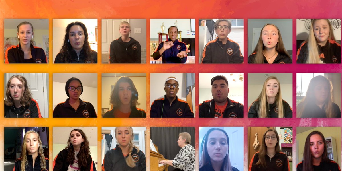 PCPS_ArtsLead's tweet photo. Check out this wonderful performance by some of our amazing @PowhatanHS choral students under the direction of Mr. Dean and accompanied by Mrs. Utt. Make Music Monday. Thanks to our partners at https://t.co/PzuhkQQiej  @PCPS_Supt @powhatanbands 

https://t.co/vK3AUM0tvi https://t.co/SvoolusmYd