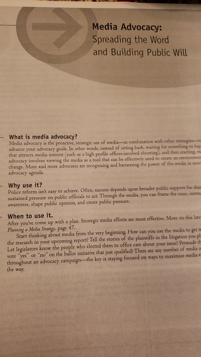 We are about 1/3 through this massive manual now on how the left plans to defund the police. The next section is on manipulating and using the media, creating  #FakeNews and turning a crisis into an opportunity.