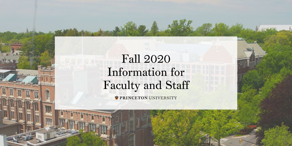 Fall 2020 Information for Faculty and Staff