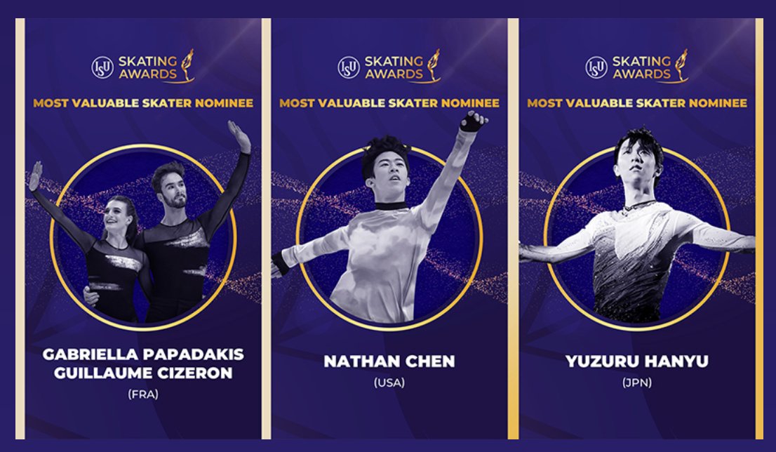 FSU_Figure's tweet photo. Vote for the Most Valuable Skater Award!
#BoycottISU 
#ShameOnISU
#ISUdiscrimination 
#ISUruinsFigureSkate https://t.co/d3APKwIBpM