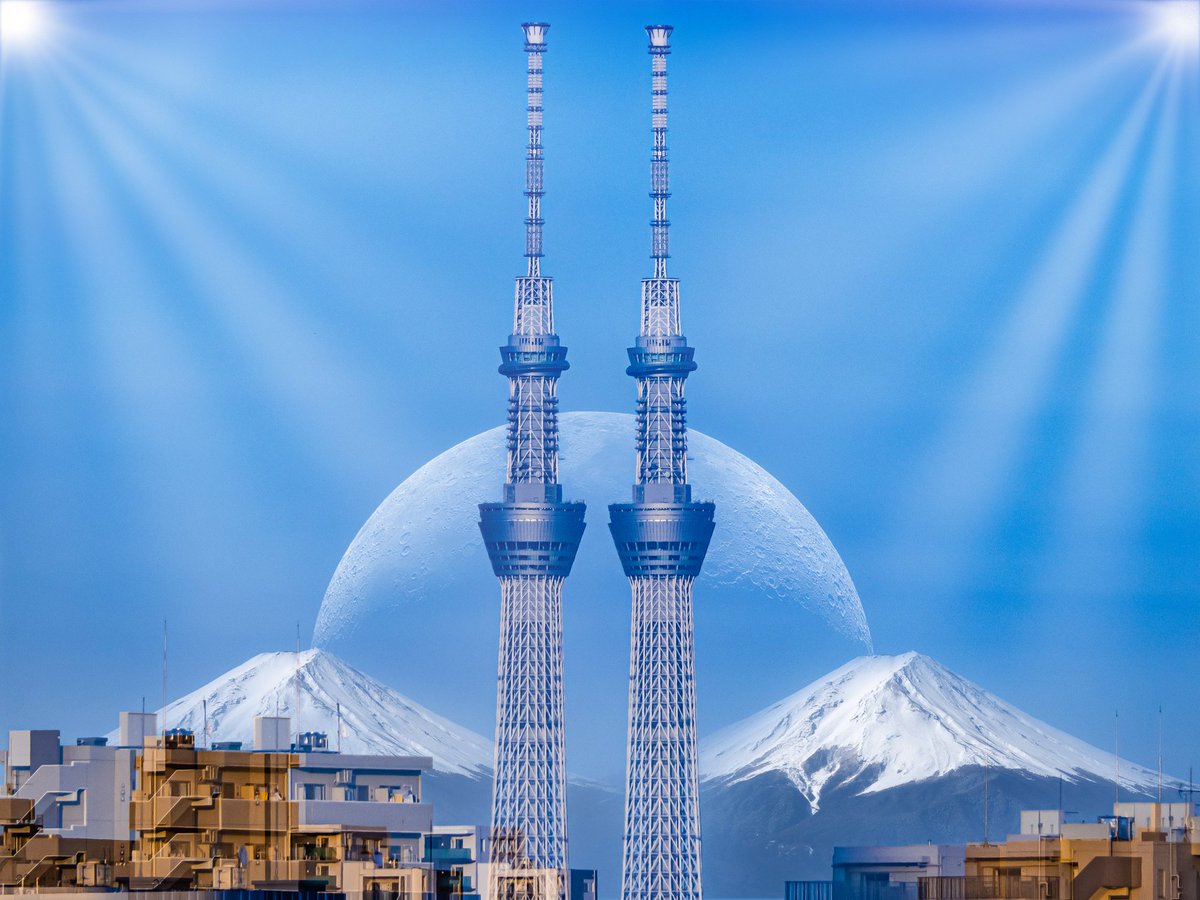 樹さん 多重露光素材とluminar4で鏡像っぽいものを作る試みw Luminar4 Luminar4勉強ちゅう Luminar4遊び