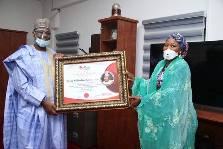 BNMC_Borno's tweet photo. NIPR, FCT Chapter today paid a working visit to the Ministry's Corporate Hq's, Abuja to officially appreciate the Hon. Minister of Communications and Digital Economy, @DrIsaPantami FNCS, FBCS, FIIM for serving as GUEST OF HONOUR and giving a leadership talk at 2019 AGM Conference https://t.co/py5XV1bVfg