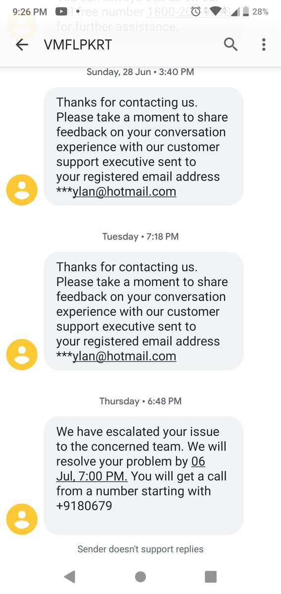  @rajneeeshkumar  @_Kalyan_K was promised a call by the  @flipkartsupport escalation team which was never received. Nothing short of a fraud. Delivered Chinese products never ordered instead of the brand ordered