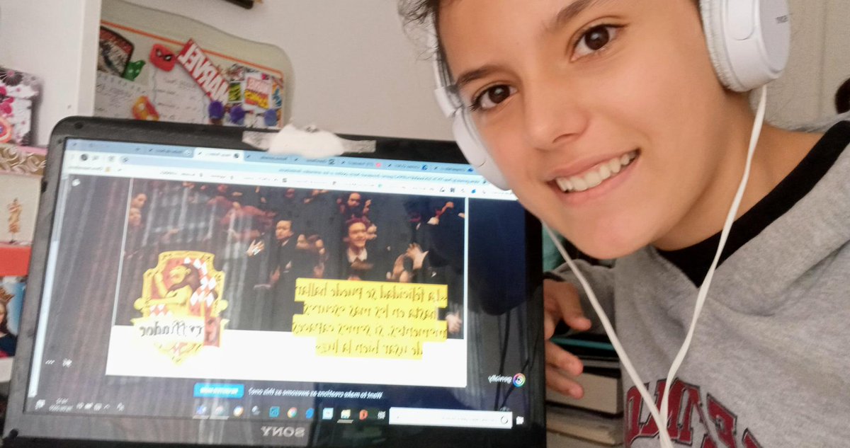 VrErasmus's tweet photo. Some students shared their selfie, thanks to @marinaumi for such ingeniuos activity. https://t.co/AEKgJENX7N