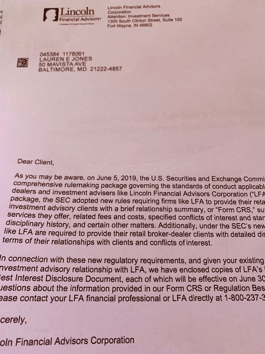 rosebud1627's tweet photo. @lincolnfingroup Stop sending mail for Laurene Jones at my address. This person has never live here. https://t.co/MyIAvEb2YI