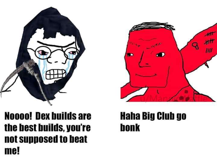 BirdKICKerBing's tweet photo. #DexBuild vs #StrBuild https://t.co/lHLY9aVZrf