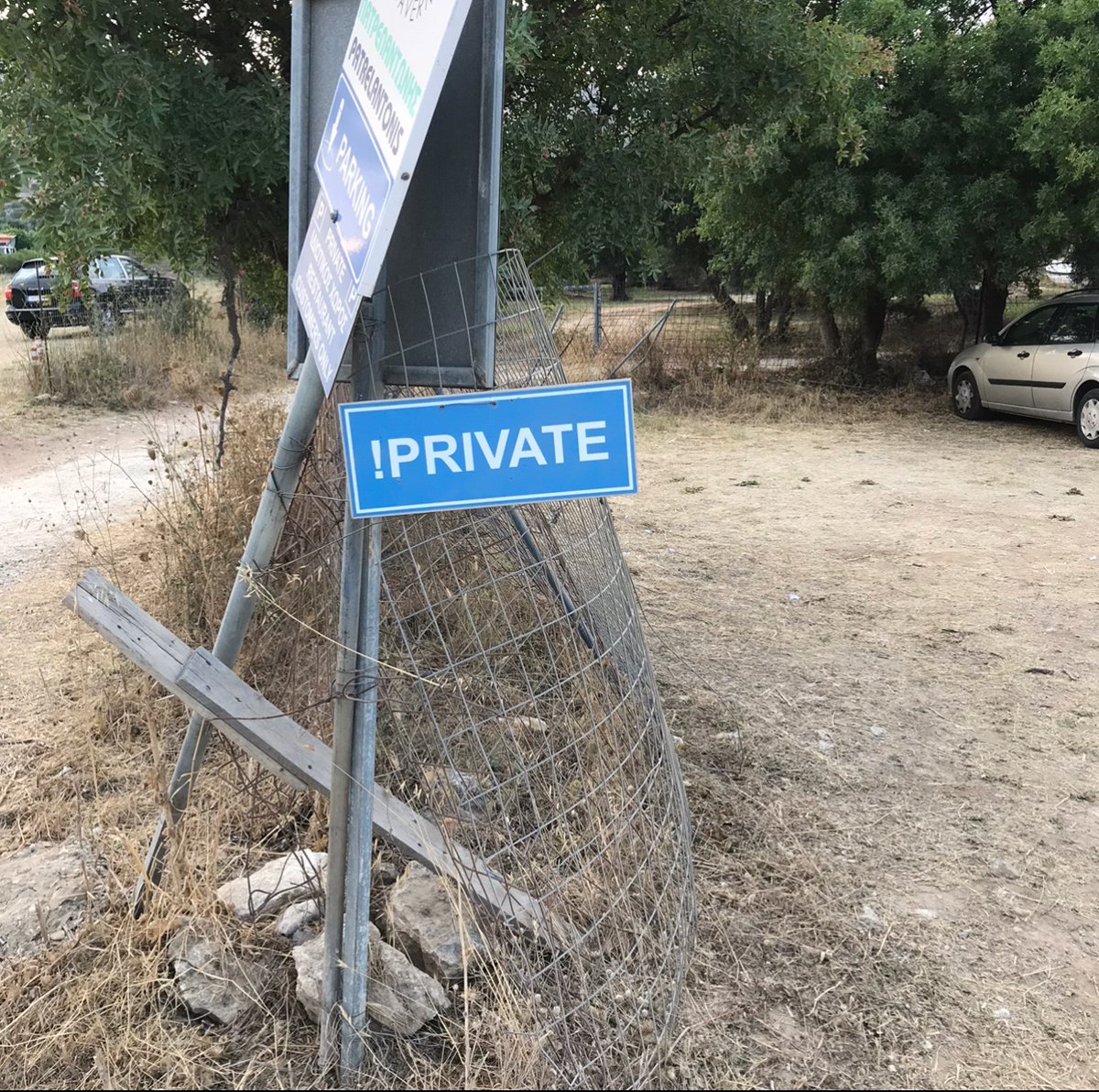 This sign in Greece confused me for a moment, NGL.