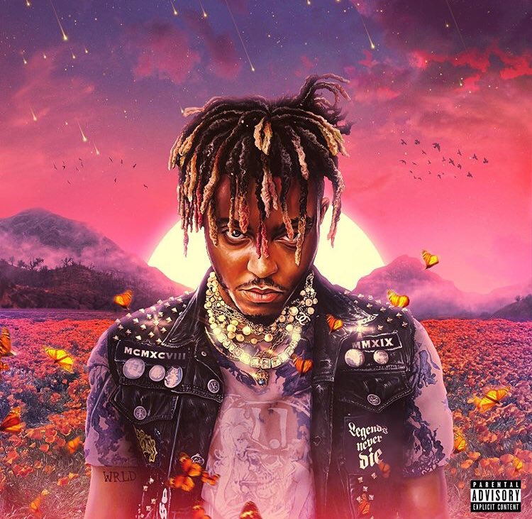 Official cover art for Juice WRLD’s new album ‘Legends Never Die’.

This Friday. 15 tracks 🕊🙏🏽