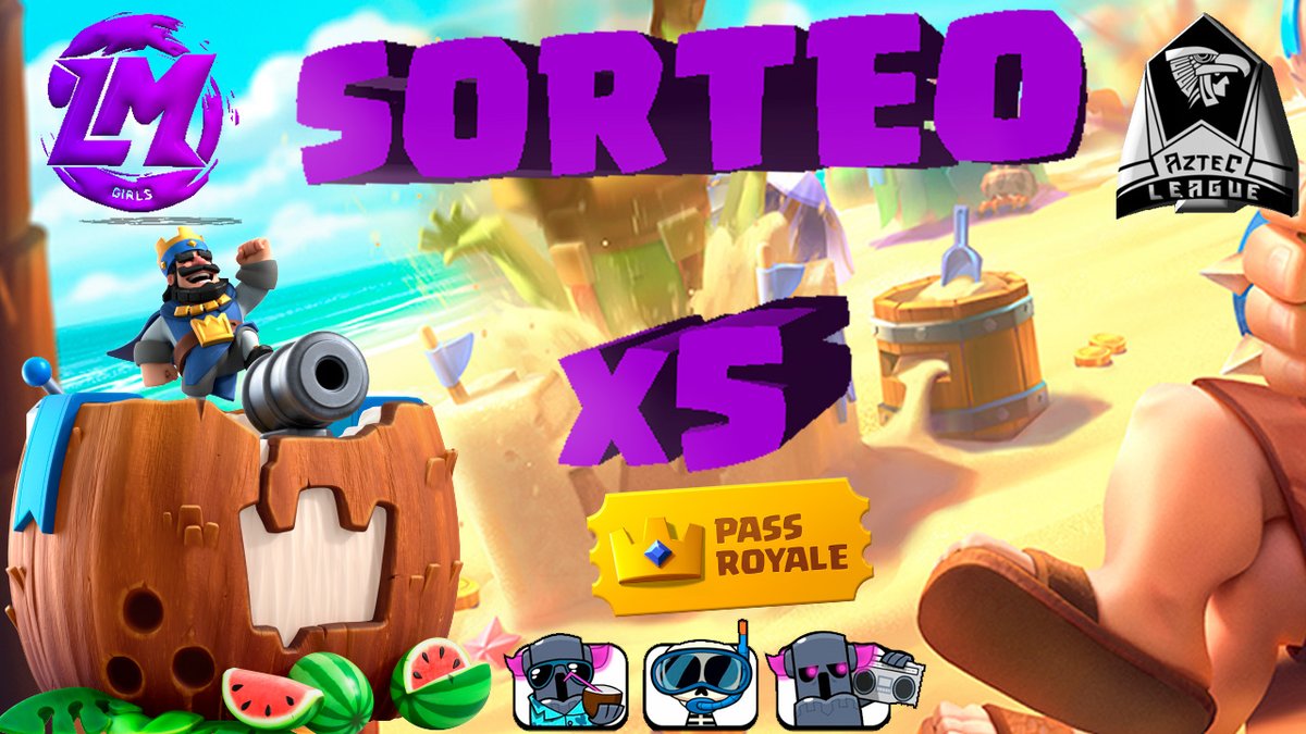 McDuck_CR's tweet photo. 💪🦆🔥 SORTEO 5 PASES ROYALE 🔥🦆💪

Requisitos:

FAV❤️ y RT 🔄
Seguir a @AztecLeague 
Seguir a @LMortemGirls 
Seguir a @SM_MANUEL_ 

PAGO: Paypal o Tarjeta Google play MXN
Acaba viernes 10 Julio 08:00 PM CDMX https://t.co/GCvfjrGWBi