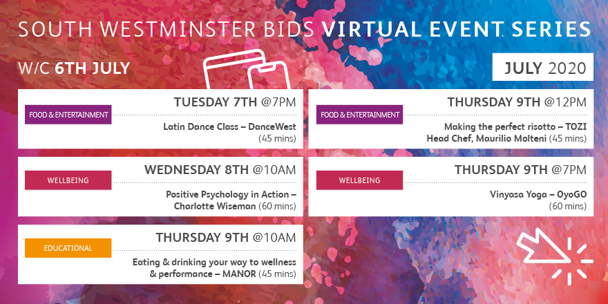 LondonHeritageQ's tweet photo. Signed up for one of this week's virtual events yet? From Latin dance lessons to making your own perfect risotto, we've got a fun-packed week as part of @SWFest's amazing digital festival! Check out the sessions here: https://t.co/CNIXKTlc4t #SWFDigiFest https://t.co/aZUX6iYoyQ