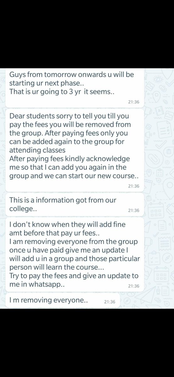 ayan_varma's tweet photo. our college is forcing us to pay fee in this pandemic situation its not about paying fee , it's about how they are forcing us to pay the fee . There are so many students who cannot pay this kind of situation and there is no installments.#SaveSaveethaStudentsFromForcedCollegeFees https://t.co/161C7FScOo