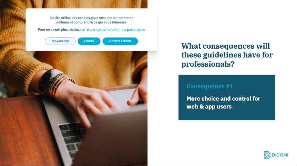 Didomi_io's tweet photo. 🔴 LIVE TWEET 🎙️
What consequences will these guidelines have for professionals ❔❓
@Antoine_Azalead's #Masterclass continues on @livestormapp 👨🏫
JOIN US NOW: https://t.co/2dwR18RGA2
#tcfv2 #gaming #unity #dataprotection #consent https://t.co/2eTeidQaic