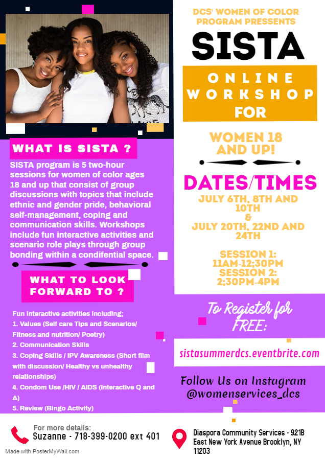 Women of Color Program-Diaspora Community Services tweet media