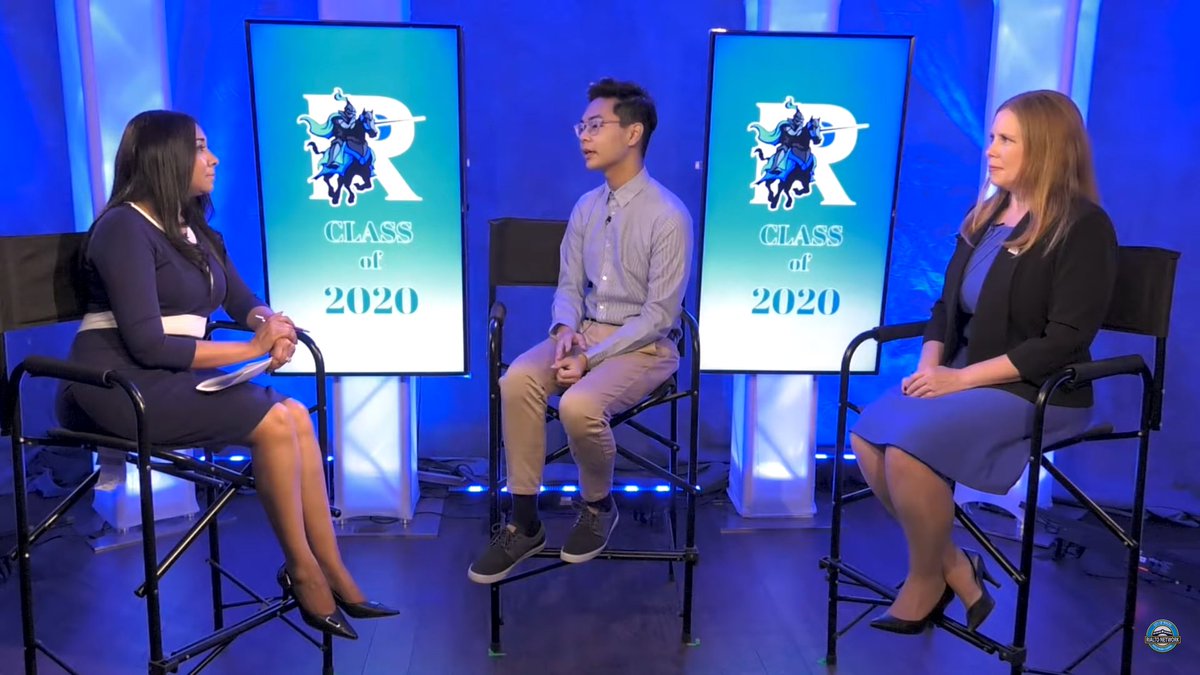 RialtoUSD's tweet photo. RUSD has teamed up with @RialtoNetwork for an interview series with exceptional students, staff. 

In this episode, we interview Rialto HS, Valedictorian, Kenny Hua, &amp; Principal, @DocSweeney. Enjoy!

Follow the link to view: https://t.co/cHzd2Koskv https://t.co/hY6wdRsANG