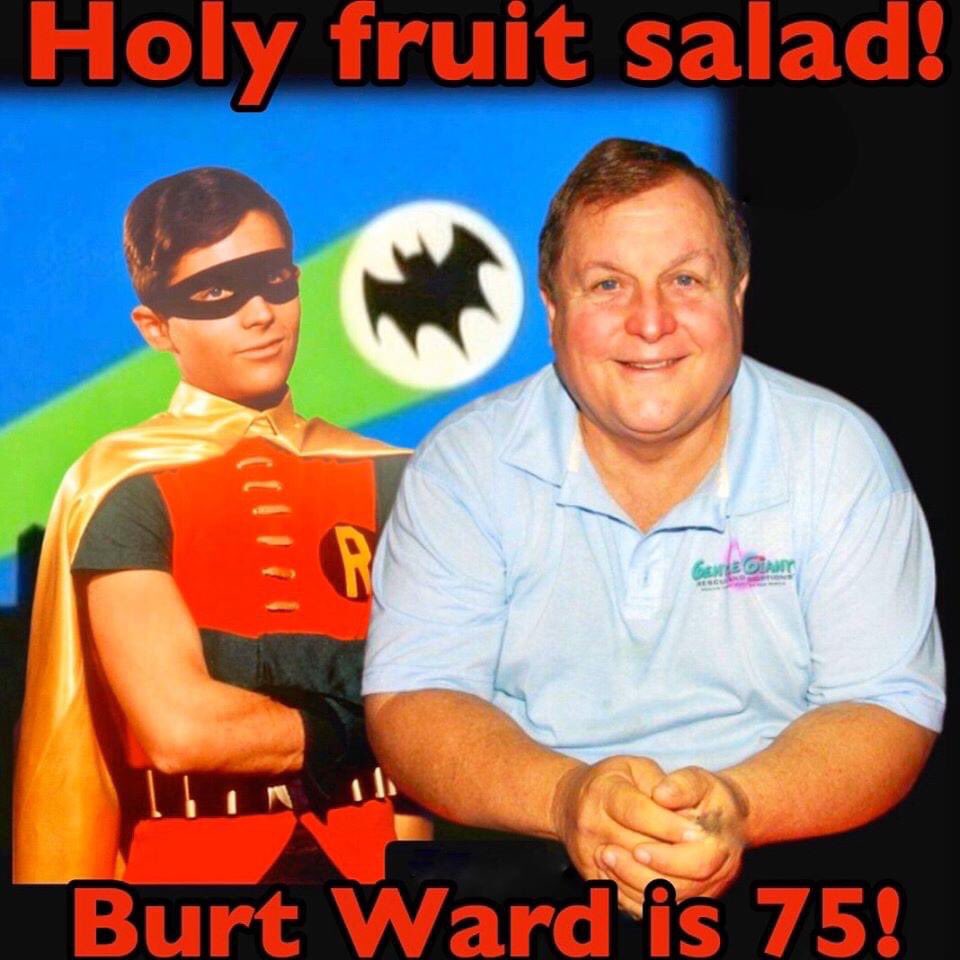 HAPPY 75th BIRTHDAY  Robin (Burt Ward)!!!!! 