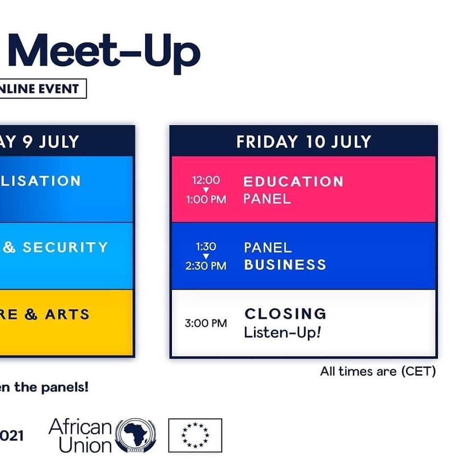 Here at SAUTI-Youth we are really excited about #AUEUMeetUp It starts on Wednesday the 8th July with an opening ceremony on #ClimateChange Follow it online!
It’s going to be 3 days of pretty amazing #AU #EU brainstorming, led by some extraordinary youth! @AUEUYouthHub