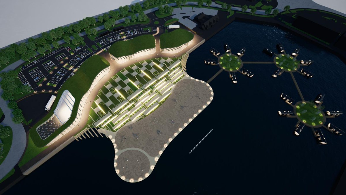 This is our new wave vision for Preston Docklands!

We have come up with an eco design idea featuring an urban beach and floating hotel pods. 

Eco technology will clean the water and use the algae to create energy. 

What do you think?
#Preston