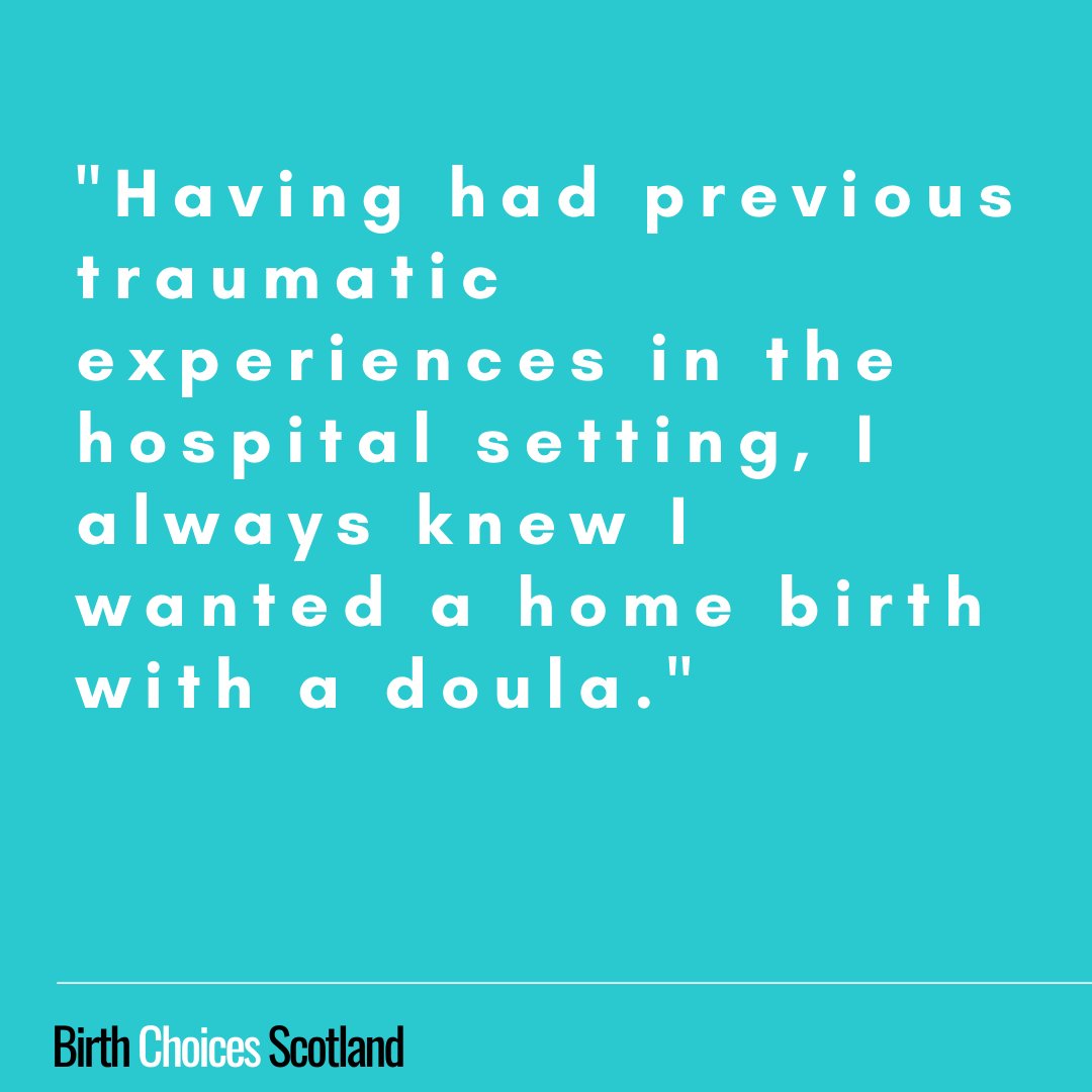 birthchoicessco's tweet photo. 1/3 - WOMEN'S VOICES “For me being able to birth at home on my own terms, with birth partners of my choosing, is so important. Having had previous traumatic experiences in the hospital setting, I always knew I wanted a home birth with a doula .@scotgovhealth .@NHS_Lothian https://t.co/mrjObWqkVj